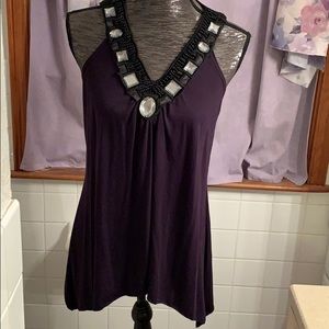 Ladies purple dress top